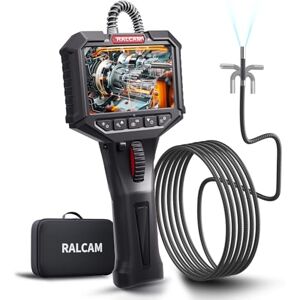 Ralcam Cámara Endoscópica Giratoria 210°, Pantalla HD 3,5", Sonda 6,2mm Semirrígida Impermeable para Inspección de Motor, Vehículos y Tuberías (Cable 2m) Ralcam Cámara Endoscópica Giratoria 210°, Pantalla HD 3,5", Sonda 6,2mm Semirrígida Impermeable para Inspección de Motor, Vehículos y Tuberías (Cable 2m)