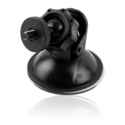 Zambuph Soporte de cámara para Parabrisas de Coche, Parabrisas Delantero, videocámara Deportiva, Soporte Ventosa Reutilizable Plegable 54mm diámetro Zambuph Soporte de cámara para Parabrisas de Coche, Parabrisas Delantero, videocámara Deportiva, Soporte Ventosa Reutilizable Plegable 54mm diámetro