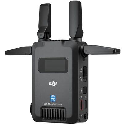 DJI Transmisor SDR Transmission, transmisión de vídeo inalámbrica SDR 1080p/60 fps a 3 km, Solo el TX, Estable y antiinterferencias, Gran penetración, Alta tasa de bits, monitorización por USB-C DJI Transmisor SDR Transmission, transmisión de vídeo inalámbrica SDR 1080p/60 fps a 3 km, Solo el TX, Estable y antiinterferencias, Gran penetración, Alta tasa de bits, monitorización por USB-C
