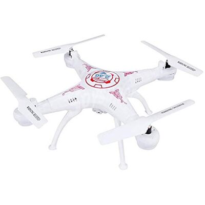 NK DRON DR3520-WCA 3 Velocidades, Radriofrecuencia, Cámara Integrada, Autonomía 7-8 mins, Modo Suspensión, Modo Retorno, Control Remoto 2.4 GHz, Incluye Gafas VR Box Smartphone, White NK DRON DR3520-WCA 3 Velocidades, Radriofrecuencia, Cámara Integrada, Autonomía 7-8 mins, Modo Suspensión, Modo Retorno, Control Remoto 2.4 GHz, Incluye Gafas VR Box Smartphone, White