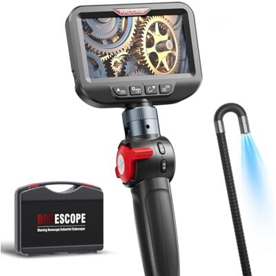 Ralcam Endoskopkamera mit Licht Endoscope Camera Endoskop 6,2mm Inspektionskamera 4,3" HD 720P Rohrkamera, Kameras mit 6 LED, IP67 Wasserdicht 2M Halbstarre Kabel Teleskopkamera Kfz Werkzeug Ralcam Endoskopkamera mit Licht Endoscope Camera Endoskop 6,2mm Inspektionskamera 4,3" HD 720P Rohrkamera, Kameras mit 6 LED, IP67 Wasserdicht 2M Halbstarre Kabel Teleskopkamera Kfz Werkzeug