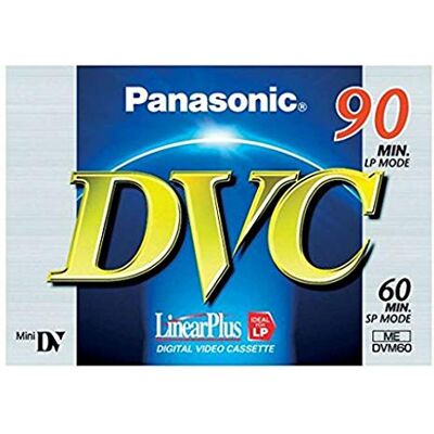 Panasonic DVM60FE Mini DV de 60 Minutos, Azul Panasonic DVM60FE Mini DV de 60 Minutos, Azul