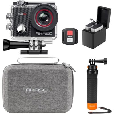AKASO Pack de Buceo EK7000 Pro Cámara Deportiva 4K 20MP Cámara de Acción Camara Acuatica Sumergible con Empuñadura Flotante Impermeable, Bolsa de Almacenamiento, para buceo/surfea/a diario AKASO Pack de Buceo EK7000 Pro Cámara Deportiva 4K 20MP Cámara de Acción Camara Acuatica Sumergible con Empuñadura Flotante Impermeable, Bolsa de Almacenamiento, para buceo/surfea/a diario