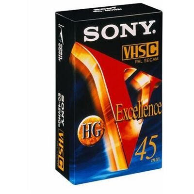 Sony VHS-C Excellence Camcorder Tape 45 min Cinta de Audio/Video (1,27 cm) Sony VHS-C Excellence Camcorder Tape 45 min Cinta de Audio/Video (1,27 cm)
