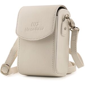 MegaGear Panasonic Lumix DC-ZS200, TZ200, Leica C-Lux Camera de Cuero Case con Correa Blanco MegaGear Panasonic Lumix DC-ZS200, TZ200, Leica C-Lux Camera de Cuero Case con Correa Blanco