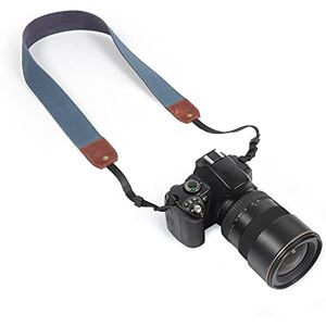 MegaGear Correa Ajustable para Hombro o Cuello de Lona y Cuero Genuino (Marrón/Azul) MegaGear Correa Ajustable para Hombro o Cuello de Lona y Cuero Genuino (Marrón/Azul)