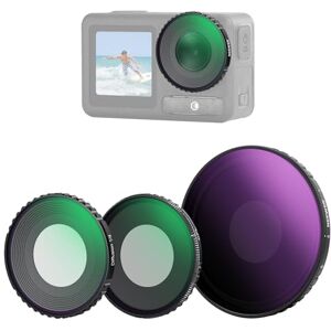 NEEWER Kit Filtro ND Compatible con dji Osmo Action 5 Pro/4, ND8-32 Variable (3-5 Paradas) + CPL + Difusión Negra Filtro Rosca 1/4 Accesorios de Cámara de Acción de Vidrio Óptico HD Multicapa, FL-52 NEEWER Kit Filtro ND Compatible con dji Osmo Action 5 Pro/4, ND8-32 Variable (3-5 Paradas) + CPL + Difusión Negra Filtro Rosca 1/4 Accesorios de Cámara de Acción de Vidrio Óptico HD Multicapa, FL-52