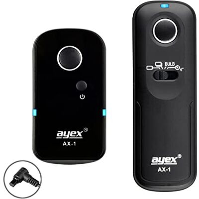 ayex AX-1 (E3) Disparador Remoto para Canon EOS 80D, 1300D, 1200D, 1100D, 760D, 750D, 650D, M6, etc. - ayex AX-1 (E3) Disparador Remoto para Canon EOS 80D, 1300D, 1200D, 1100D, 760D, 750D, 650D, M6, etc. -