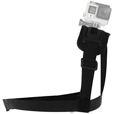 VBESTLIFE Correa para el Hombro de la cámara, Adaptador de Montaje de arnés de arnés para el Pecho de un Solo Hombro Ajustable para 4/3 + 3/2/1 Yi Action Cameras, Negro VBESTLIFE Correa para el Hombro de la cámara, Adaptador de Montaje de arnés de arnés para el Pecho de un Solo Hombro Ajustable para 4/3 + 3/2/1 Yi Action Cameras, Negro