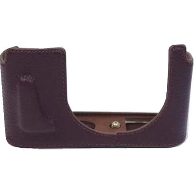 Desconocido Funda para cámara Q2, piel auténtica, con apertura media inferior, funda para cámara con correa de mano, funda protectora para Leica Q2, café, Estuche de belleza Desconocido Funda para cámara Q2, piel auténtica, con apertura media inferior, funda para cámara con correa de mano, funda protectora para Leica Q2, café, Estuche de belleza