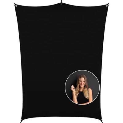 Rollei Fondo Fotográfico Negro 2,1 x 1,5 m, X Drop Telon de Fondo Estudio Poliéster Plegable y Lavable para Fotografía de Retratos y Productos, Fondo-Fotografico-Telon-Estudio-Negro Rollei Fondo Fotográfico Negro 2,1 x 1,5 m, X Drop Telon de Fondo Estudio Poliéster Plegable y Lavable para Fotografía de Retratos y Productos, Fondo-Fotografico-Telon-Estudio-Negro