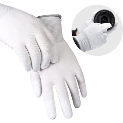 VSGO Guantes de limpieza antiestáticos para cámara de limpieza de sensor Para instrumentos de precisión, limpieza profesional, adecuado para accesorios de cámara y limpieza del sensor VSGO Guantes de limpieza antiestáticos para cámara de limpieza de sensor Para instrumentos de precisión, limpieza profesional, adecuado para accesorios de cámara y limpieza del sensor