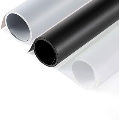 Selens Fondo de PVC para fotografía, 80 x 150 cm, Blanco, Negro, Gris fondo blanco, 3 unidades, resistente al agua, mate, para estudio fotográfico, retrato, producto plano, mesa de mesa Selens Fondo de PVC para fotografía, 80 x 150 cm, Blanco, Negro, Gris fondo blanco, 3 unidades, resistente al agua, mate, para estudio fotográfico, retrato, producto plano, mesa de mesa