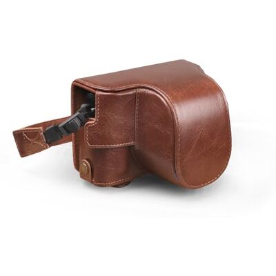 MegaGear MG1980 Ever Ready Funda de Piel para cámara Fujifilm X Series X-E4, Color marrón MegaGear MG1980 Ever Ready Funda de Piel para cámara Fujifilm X Series X-E4, Color marrón