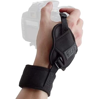 USA Gear Empuñadura de Muñeca Correa Camara Reflex con Placa de Metal Compatible con Canon,Nikon,Sony,Pentax y Muchas más. Diseño Negro USA Gear Empuñadura de Muñeca Correa Camara Reflex con Placa de Metal Compatible con Canon,Nikon,Sony,Pentax y Muchas más. Diseño Negro