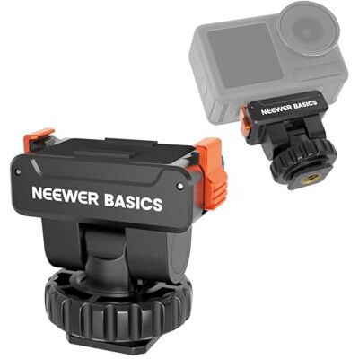 NEEWER Basics Adaptador de fijación magnética para Garra Flash,Compatible con dji OSMO Action 3 4 5 Pro Nano 360 Cámara de acción, fijación rápida con Rosca de 1/4" para Garra Flash,AC037 NEEWER Basics Adaptador de fijación magnética para Garra Flash,Compatible con dji OSMO Action 3 4 5 Pro Nano 360 Cámara de acción, fijación rápida con Rosca de 1/4" para Garra Flash,AC037