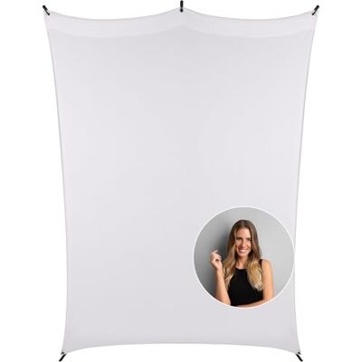Rollei Fondo Fotográfico Blanco 2,1 x 1,5 m, X Drop Telon de Fondo Estudio Poliéster Plegable y Lavable para Fotografía de Retratos y Productos, Fondo-Fotografico-Telon-Estudio-Blanco Rollei Fondo Fotográfico Blanco 2,1 x 1,5 m, X Drop Telon de Fondo Estudio Poliéster Plegable y Lavable para Fotografía de Retratos y Productos, Fondo-Fotografico-Telon-Estudio-Blanco