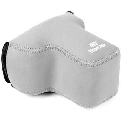 MegaGear Estuche de Neopreno para cámara Fujifilm X-T50 (16-50 mm) Estuche Elegante y Protector para fotografía Digital (Gris) MegaGear Estuche de Neopreno para cámara Fujifilm X-T50 (16-50 mm) Estuche Elegante y Protector para fotografía Digital (Gris)