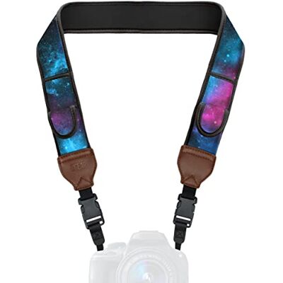 USA Gear TrueSHOT Correa para Cámara, Bolsillos para Accesorios y Hebillas de Liberación Rápida Compatible con Canon, Nikon, Sony, Olympus, Pentax, Fujifilm y más USA Gear TrueSHOT Correa para Cámara, Bolsillos para Accesorios y Hebillas de Liberación Rápida Compatible con Canon, Nikon, Sony, Olympus, Pentax, Fujifilm y más