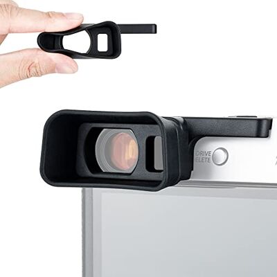 KIWIFOTOS Ocular Amplificador para el Visor de cámaras Fuji X100VI X100V Protector de visor de silicona ABS Bloquea la luz parásita Protege contra los golpes Compatible con sensor y pantalla LCD KIWIFOTOS Ocular Amplificador para el Visor de cámaras Fuji X100VI X100V Protector de visor de silicona ABS Bloquea la luz parásita Protege contra los golpes Compatible con sensor y pantalla LCD