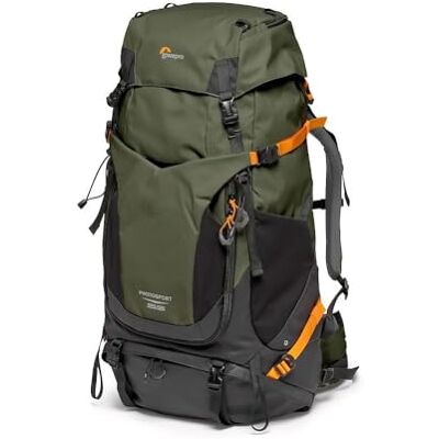 Lowepro PhotoSport Pro BP 55L AW IV Mochila para cámaras réflex sin Espejo, Acceso Delantero/Trasero, Compartimento extraíble para cámara, Correas para Accesorios, Talla S/M, Gris Oscuro/Verde Lowepro PhotoSport Pro BP 55L AW IV Mochila para cámaras réflex sin Espejo, Acceso Delantero/Trasero, Compartimento extraíble para cámara, Correas para Accesorios, Talla S/M, Gris Oscuro/Verde