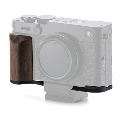 Tilta Placa Base de Montaje con empuñadura de Madera Compatible con Fujifilm X-E5 Negro TA-T91-WG-B Tilta Placa Base de Montaje con empuñadura de Madera Compatible con Fujifilm X-E5 Negro TA-T91-WG-B