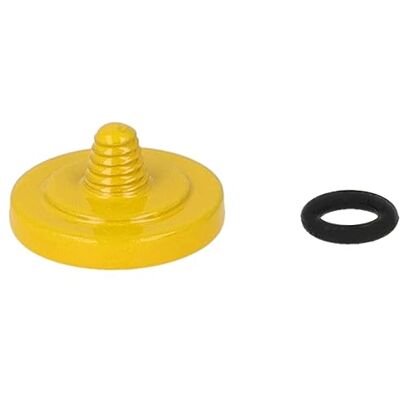 vhbw Disparador Compatible con Fujifilm X30 X10, X20, X-E1, X100T, STX-2, X100S, X100 cámara Botón ergonómico de recambio, metal, amarillo vhbw Disparador Compatible con Fujifilm X30 X10, X20, X-E1, X100T, STX-2, X100S, X100 cámara Botón ergonómico de recambio, metal, amarillo