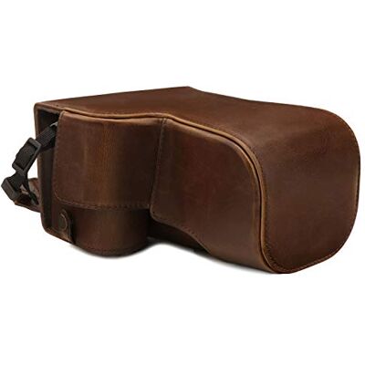 MegaGear EverReady MG1805 Funda de Piel para cámara Sony Alpha A6600, Color marrón Oscuro MegaGear EverReady MG1805 Funda de Piel para cámara Sony Alpha A6600, Color marrón Oscuro