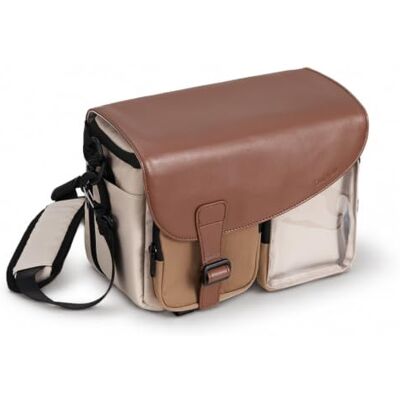 TARION Funda para cámara Retro SLR, 6 L, marrón, Retro Mochila para cámara réflex digital, 660 g, compatible con Sony Nikon Canon TARION Funda para cámara Retro SLR, 6 L, marrón, Retro Mochila para cámara réflex digital, 660 g, compatible con Sony Nikon Canon
