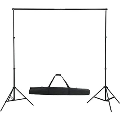 vidaXL Sistema de Soporte de Fondo telescópico 155-300 cm vidaXL Sistema de Soporte de Fondo telescópico 155-300 cm