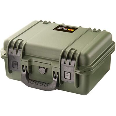 PELI Storm IM2100 Maletín protector para equipo fotográfico (12 L, con inserto de espuma adaptable), color verde oliva y verde, verde oliva, 36 x 29 x 16,5 cm PELI Storm IM2100 Maletín protector para equipo fotográfico (12 L, con inserto de espuma adaptable), color verde oliva y verde, verde oliva, 36 x 29 x 16,5 cm