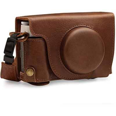MegaGear Ever Ready Funda de Piel auténtica Compatible con Fujifilm X100V MegaGear Ever Ready Funda de Piel auténtica Compatible con Fujifilm X100V