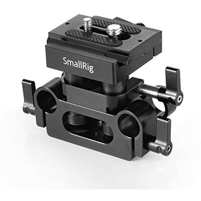 SMALLRIG Baseplate Sistema de Soporte Universal de 15 mm, Placa Base con Rod Clamp de 15 mm y Placa de Liberación Rápida 2272 SMALLRIG Baseplate Sistema de Soporte Universal de 15 mm, Placa Base con Rod Clamp de 15 mm y Placa de Liberación Rápida 2272