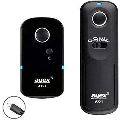ayex AX-1 (E3) Disparador Remoto para Canon EOS 80D, 1300D, 1200D, 1100D, 760D, 750D, 650D, M6, etc. - ayex AX-1 (E3) Disparador Remoto para Canon EOS 80D, 1300D, 1200D, 1100D, 760D, 750D, 650D, M6, etc. -