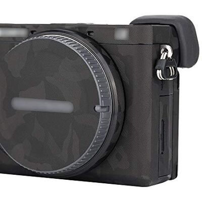 KIWIFOTOS Cuerpo de la cámara Protector de lente de piel Película protectora Pegatina de protección antirrayas para cámara Sony a6100 con kit de lente de 16-50 mm Película de cubierta antideslizante KIWIFOTOS Cuerpo de la cámara Protector de lente de piel Película protectora Pegatina de protección antirrayas para cámara Sony a6100 con kit de lente de 16-50 mm Película de cubierta antideslizante