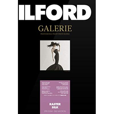 Ilford Galerie Prestige Raster Silk 290 gsm 5 x 7 Pulgadas – 127 mm x 178 mm, 100 Hojas Ilford Galerie Prestige Raster Silk 290 gsm 5 x 7 Pulgadas – 127 mm x 178 mm, 100 Hojas