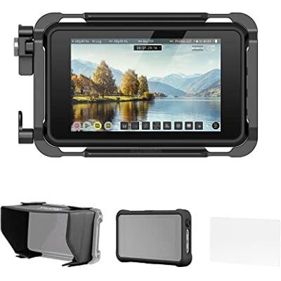 SMALLRIG Kit de Jaula para Atomos Ninja V/Ninja V+, Viene con una Jaula de Monitor, un Parasol y una Funda de Silicona 3788 SMALLRIG Kit de Jaula para Atomos Ninja V/Ninja V+, Viene con una Jaula de Monitor, un Parasol y una Funda de Silicona 3788