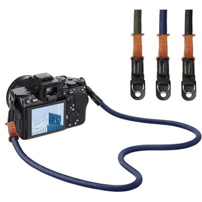MoKo Correa para Cámara, Correas de Cuello y Hombro de 100 cm para Fotógrafos, para Canon Sony Nikon Fuji DSLR MoKo Correa para Cámara, Correas de Cuello y Hombro de 100 cm para Fotógrafos, para Canon Sony Nikon Fuji DSLR
