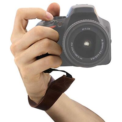 MegaGear MG1411 Correa de muñeca para cámara réflex SLR y DSLR, Color marrón Oscuro MegaGear MG1411 Correa de muñeca para cámara réflex SLR y DSLR, Color marrón Oscuro