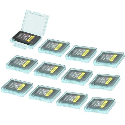 KIWIFOTOS Cfexpress Funda para Tarjetas de Memoria Tipo A para Sony Alpha A1II, A1, A9III, A9II, A7RV, A7SIII, A7IV, FX6, FX3, FX30 (Paquete de 12, Tarjeta de Memoria no incluida) KIWIFOTOS Cfexpress Funda para Tarjetas de Memoria Tipo A para Sony Alpha A1II, A1, A9III, A9II, A7RV, A7SIII, A7IV, FX6, FX3, FX30 (Paquete de 12, Tarjeta de Memoria no incluida)