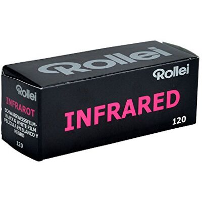 Rollei Accesorios de película infrarroja 400 ISO 120, negro/blanco (8104120) Rollei Accesorios de película infrarroja 400 ISO 120, negro/blanco (8104120)