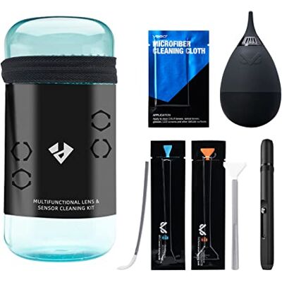 VSGO Kit de Limpieza de cámara VS-A7E Botella portátil Vaso soplador de Aire Pluma de Limpieza de Lentes de algodón Hisopo de Tela VSGO Kit de Limpieza de cámara VS-A7E Botella portátil Vaso soplador de Aire Pluma de Limpieza de Lentes de algodón Hisopo de Tela