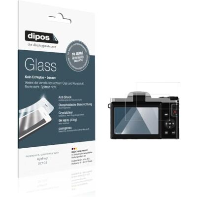 dipos 2x Protector de Pantalla 9H claro para Kyehuy DC103 dipos 2x Protector de Pantalla 9H claro para Kyehuy DC103