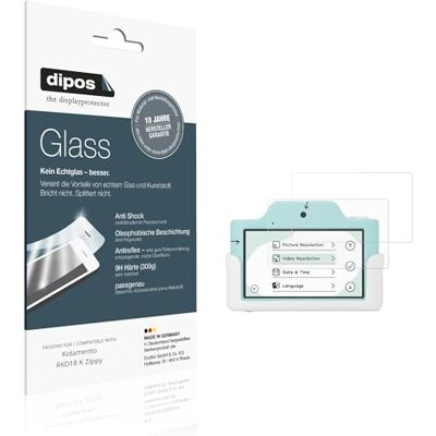 dipos 2x Protector de Pantalla 9H mate para Kidamento RKD18 K Zippy dipos 2x Protector de Pantalla 9H mate para Kidamento RKD18 K Zippy