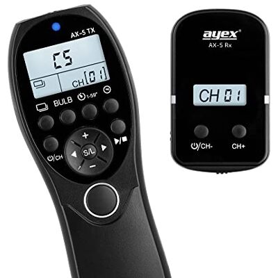 ayex – Temporizador Remoto por Radio para Canon, Panasonic, Sony, etc. ayex – Temporizador Remoto por Radio para Canon, Panasonic, Sony, etc.