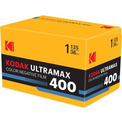 Kodak Eastman UltraMax 400 Película de color de 35 mm 36 Exp Grano fino, detalles nítidos, ISO 200, uso diario, fotografía analógica Kodak Eastman UltraMax 400 Película de color de 35 mm 36 Exp Grano fino, detalles nítidos, ISO 200, uso diario, fotografía analógica