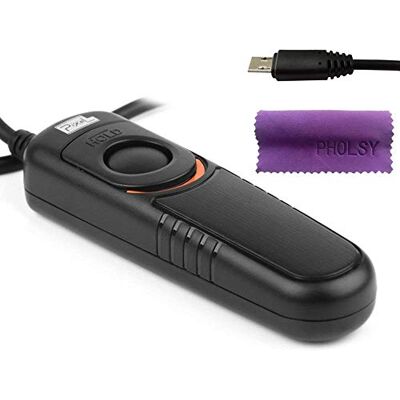 Pixel RC201-S2 Cámara Cable Disparador Remoto Compatible con Sony Compatible con Sony a1 a9 a7 a7R a7S a6600 a6500 a6400 a6300 a6100 a6000 a5000 RX100II RX10 a58 a68 HX99 HX90V HX400 HX50V Pixel RC201-S2 Cámara Cable Disparador Remoto Compatible con Sony Compatible con Sony a1 a9 a7 a7R a7S a6600 a6500 a6400 a6300 a6100 a6000 a5000 RX100II RX10 a58 a68 HX99 HX90V HX400 HX50V