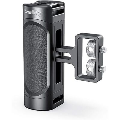 SMALLRIG Mini Mango Lateral con Doble Montaje de Rosca 1/4"-20 para Cámaras Mirrorless/DSL, con Llave Integrada y Ajuste Vertical 2916 SMALLRIG Mini Mango Lateral con Doble Montaje de Rosca 1/4"-20 para Cámaras Mirrorless/DSL, con Llave Integrada y Ajuste Vertical 2916
