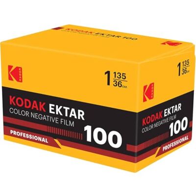 Kodak Película profesional Ektar 100 colores 135 negativos, 36 exposiciones Kodak Película profesional Ektar 100 colores 135 negativos, 36 exposiciones