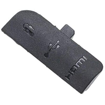 vhbw Cubierta de Contacto Compatible con Canon EOS 1300D 1500D para conexiones de PC, mandos a distancia, VIDEO OUT y DIGITAL caucho, negro vhbw Cubierta de Contacto Compatible con Canon EOS 1300D 1500D para conexiones de PC, mandos a distancia, VIDEO OUT y DIGITAL caucho, negro